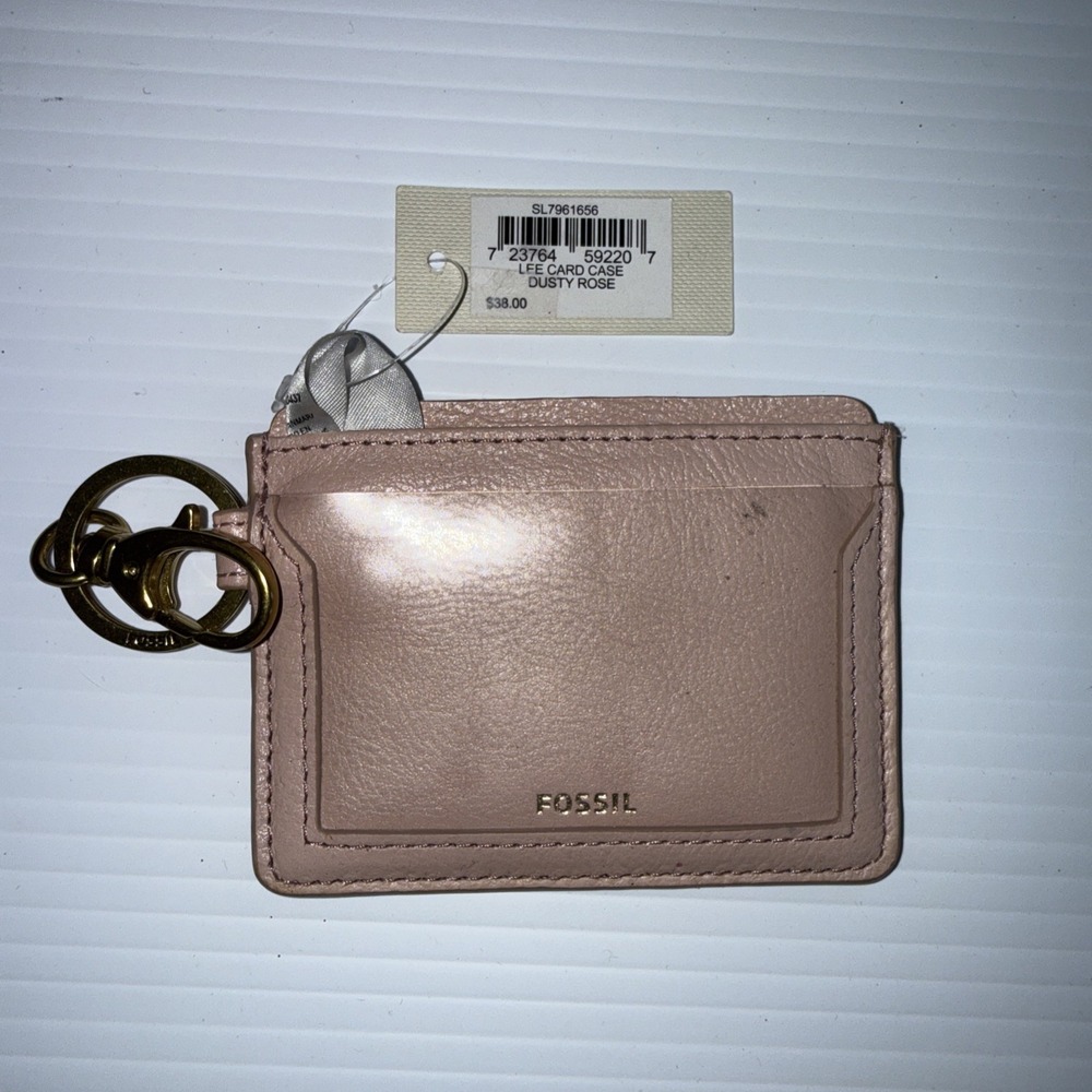Fossil Lee‎ Card Case in the color Dusty Rose NWT